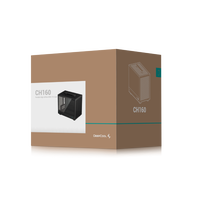 Deepcool CH160 USBC Negra Caja Mini ITX Cristal Templado Deepcool CH160 USBC Negra Caja Mini ITX Cristal Templado