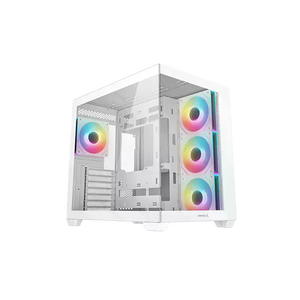 DeepCool CG530U 4F  Caja ATX 4 Ventiladores ARGB Blanca