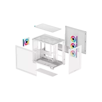 DeepCool CG530U 4F  Caja ATX 4 Ventiladores ARGB Blanca