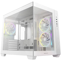 DeepCool CG330 3F WH | Caja Micro-ATX 3 Ventiladores ARGB Blanca