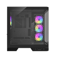 Darkflash DY570 ARGB  Caja ATX Black Full Tower Cristal Curvo Doble Cámara
