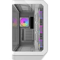 Darkflash DY570 ARGB  Caja ATX White Full Tower Cristal Curvo Doble Cámara