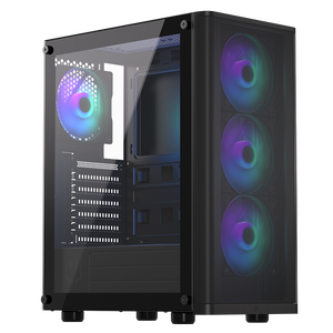 Endorfy Ventum 200 ARGB   Caja ATX Cristal Templado Negra