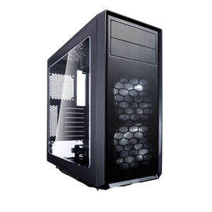 Fractal Focus G negra con ventana  Caja