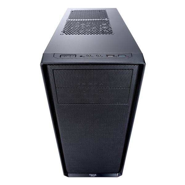 Fractal Focus G negra con ventana  Caja Fractal Focus G negra con ventana  Caja