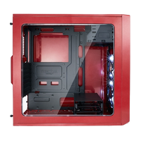 Fractal Focus G roja con ventana  Caja