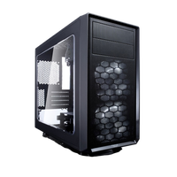 Fractal Focus mini G negra con ventana Caja Fractal Focus mini G negra con ventana Caja