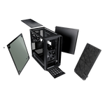 Fractal Meshify Mini C mATX Cristal templado Caja Fractal Meshify Mini C mATX Cristal templado Caja