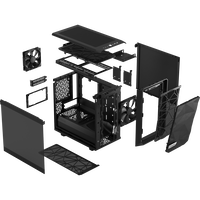 Fractal Meshify 2 Nano  Caja ITX Negra Cristal templado