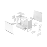 Fractal Desing Pop AIR RGB TG Clear Tint  Caja ATX Cristal templado Blanca