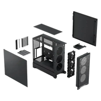 Fractal Desing Pop 2 Air Solid  Caja ATX Negra