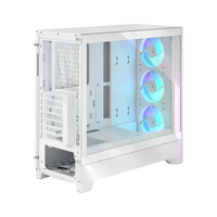 Fractal Desing Pop 2 Air TG RGB  Caja ATX Cristal Templado Blanca