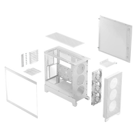 Fractal Desing Pop 2 Air TG RGB  Caja ATX Cristal Templado Blanca