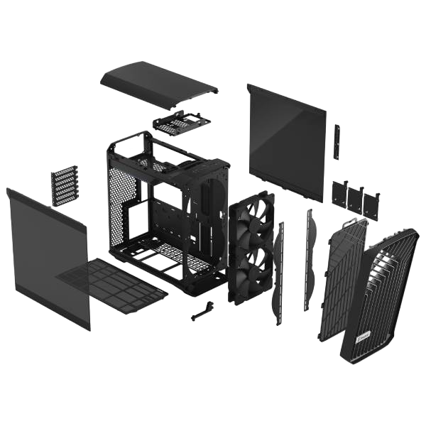 Fractal Design Torrent Compact TG  Caja ATX Cristal templado Negra Fractal Design Torrent Compact TG  Caja ATX Cristal templado Negra