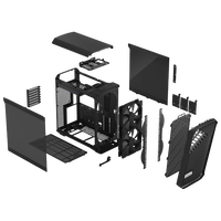 Fractal Design Torrent Compact TG Caja ATX Cristal templado Negra Fractal Design Torrent Compact TG Caja ATX Cristal templado Negra