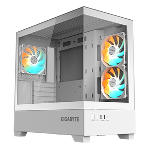 Gigabyte AORUS C201 Panoramic ICE Caja mATX ARGB Cristal Templado USB 30 White RGB Fusion Gigabyte AORUS C201 Panoramic ICE Caja mATX ARGB Cristal Templado USB 30 White RGB Fusion