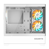Gigabyte AORUS C201 Panoramic ICE  Caja mATX ARGB Cristal Templado USB 30 White RGB Fusion