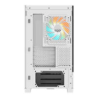 Gigabyte AORUS C201 Panoramic ICE  Caja mATX ARGB Cristal Templado USB 30 White RGB Fusion
