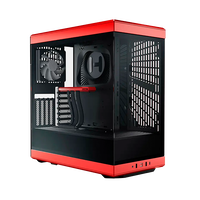 Hyte Y40 Roja  Negra  Caja ATX Cristal templado