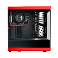 Hyte Y40 Roja  Negra  Caja ATX Cristal templado