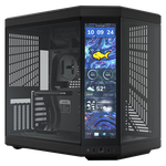 iBUYPOWER Y70 Touch Infinite LCD ARGB | Caja ATX Cristal Templado Negra