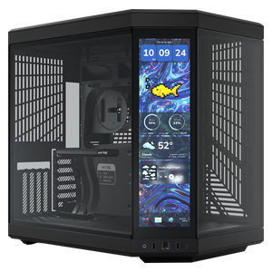 iBUYPOWER Y70 Touch Infinite LCD ARGB  Caja ATX Cristal Templado Negra