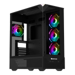 iBUYPOWER Element 9 Pro ARGB | Caja ATX Cristal Templado Negra
