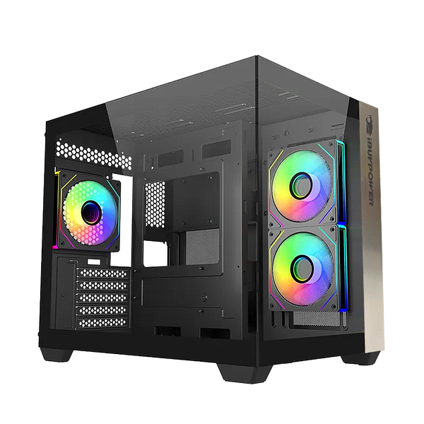 iBUYPOWER Xpert ARGB ATX Cristal Templado Negra Refrigeración de Aire Cooler Alpha V4 Fuente de Alimentación 600W 80 Bronze Pack iBUYPOWER Xpert ARGB ATX Cristal Templado Negra Refrigeración de Aire Cooler Alpha V4 Fuente de Alimentación 600W 80 Bronze Pack