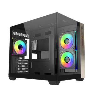 iBUYPOWER Xpert ARGB ATX Cristal Templado Negra  Refrigeración de Aire Cooler Alpha V4  Fuente de Alimentación 600W 80 Bronze  Pack