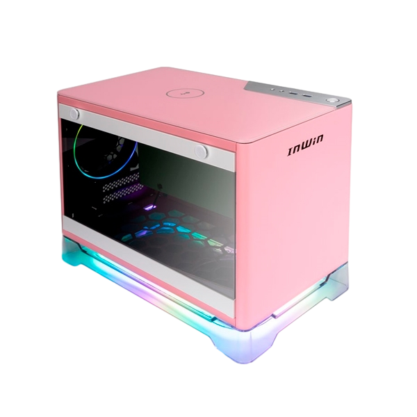InWin A1 Plus Cristal Templado USB 30 Pink  Caja InWin A1 Plus Cristal Templado USB 30 Pink  Caja