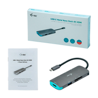ITec USBC Metal Nano HDMI 4K 100W Dock ITec USBC Metal Nano HDMI 4K 100W Dock