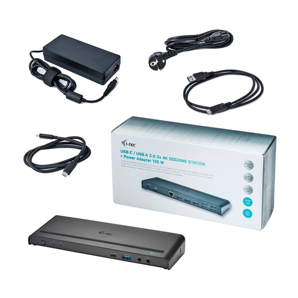 ITec USBC 2 x DisplayPort 1x HDMI 4 x USB 30 LAN Dock ITec USBC 2 x DisplayPort 1x HDMI 4 x USB 30 LAN Dock