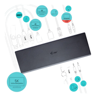 ITec USBC HDMI DisplayPort USB 30 LAN Dock ITec USBC HDMI DisplayPort USB 30 LAN Dock