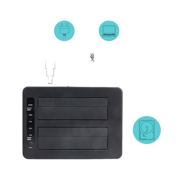 ITec USB 30 SATA HDD 2 x 25  35  Dock ITec USB 30 SATA HDD 2 x 25  35  Dock