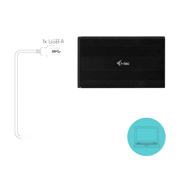 ITec Mysafe USB 30 HDD 25Advance AluBasic Caja Externa ITec Mysafe USB 30 HDD 25Advance AluBasic Caja Externa