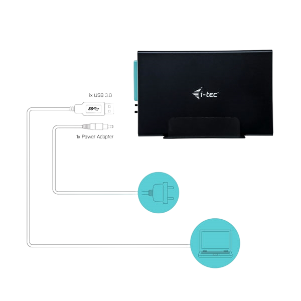 ITec USBC 2 X 35 HDD RAID  Carcasa HDD ITec USBC 2 X 35 HDD RAID  Carcasa HDD