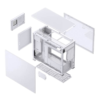 Jonsbo D31 Screen MicroATX Blanca  Caja