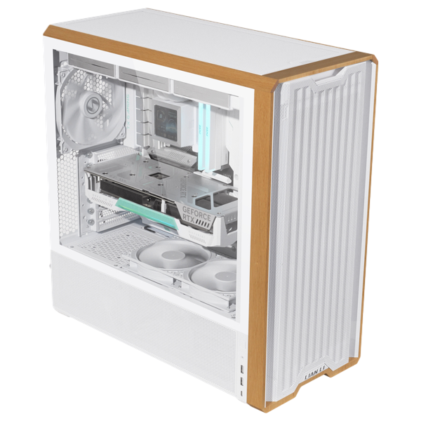 Lian Li Lancool 217 Madera  Caja ATX Blanca Lian Li Lancool 217 Madera  Caja ATX Blanca