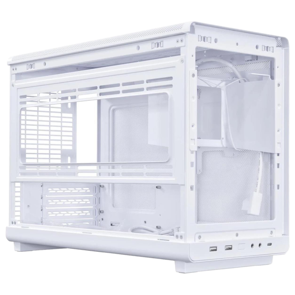 Lian Li X DAN A3 Madera Caja Micro ATX Blanca Cristal Templado Lian Li X DAN A3 Madera Caja Micro ATX Blanca Cristal Templado