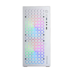 Mars Gaming MCCore FRGB   Caja MicroATX Cristal Templado Blanca