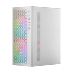 Mars Gaming MCCore FRGB   Caja MicroATX Cristal Templado Blanca