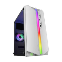 Mars Gaming MCS1 ARGB  Caja MicroATX Cristal Templado Blanca