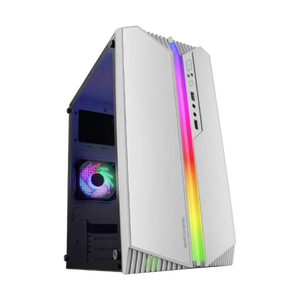 Mars Gaming MCS1 ARGB Caja MicroATX Cristal Templado Blanca Mars Gaming MCS1 ARGB Caja MicroATX Cristal Templado Blanca