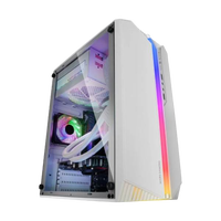 Mars Gaming MCS1 ARGB  Caja MicroATX Cristal Templado Blanca