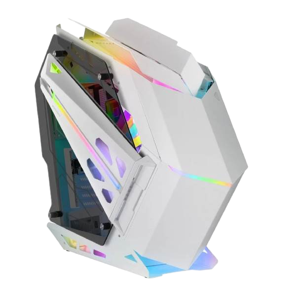 Mars Gaming XXL MCTitan ARGB   Caja ATX Cristal Templado Blanca Mars Gaming XXL MCTitan ARGB   Caja ATX Cristal Templado Blanca