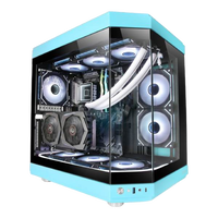 Mars Gaming MC3T Panoramica Caja ATX Cristal Templado Azul Mars Gaming MC3T Panoramica Caja ATX Cristal Templado Azul
