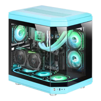 Mars Gaming MC3T Panoramica Caja ATX Cristal Templado Azul Mars Gaming MC3T Panoramica Caja ATX Cristal Templado Azul