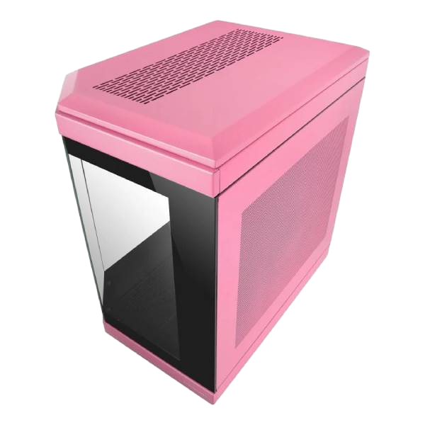 Mars Gaming MC3T Panoramica  Caja ATX Cristal Templado Rosa Mars Gaming MC3T Panoramica  Caja ATX Cristal Templado Rosa