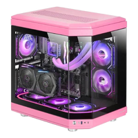 Mars Gaming MC3T Panoramica Caja ATX Cristal Templado Rosa Mars Gaming MC3T Panoramica Caja ATX Cristal Templado Rosa