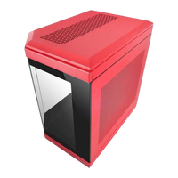 Mars Gaming MC3T Panoramica Caja ATX Cristal Templado Rojo Mars Gaming MC3T Panoramica Caja ATX Cristal Templado Rojo